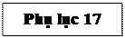 Text Box: Phụ lục 17